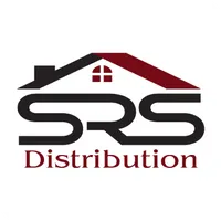 SRS Distribution logo with house roofline graphic