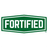 FORTIFIED green hexagonal certification badge