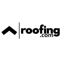 Roofing.com logo with house roof icon
