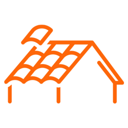 Roof repair services icon