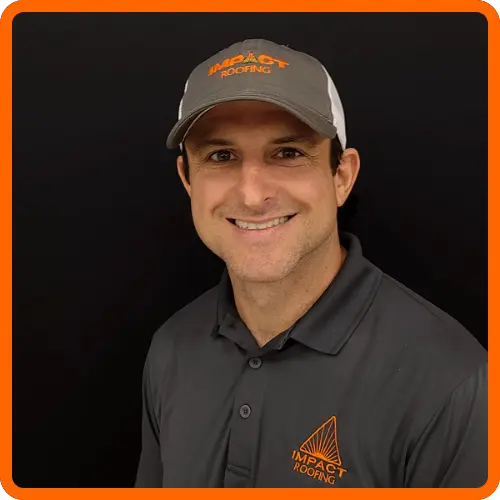 Aaron Gabardi headshot wearing IMPACT branded cap and gray polo