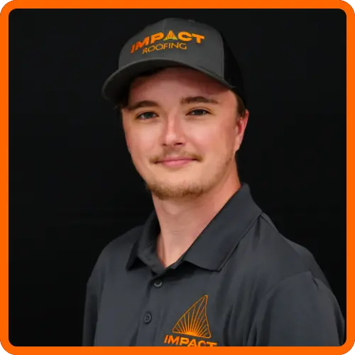Tyler Wilks headshot wearing IMPACT branded cap and gray polo