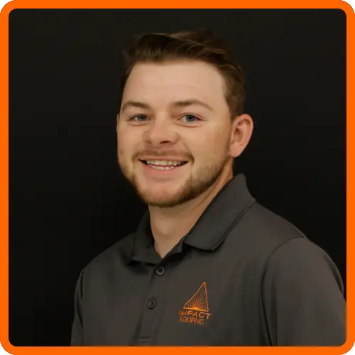 Daltin Simmons headshot wearing IMPACT branded gray polo